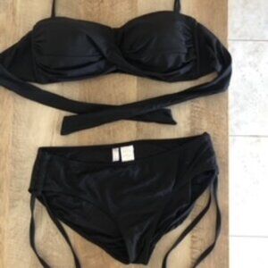 Anne Cole Black Bikini Large